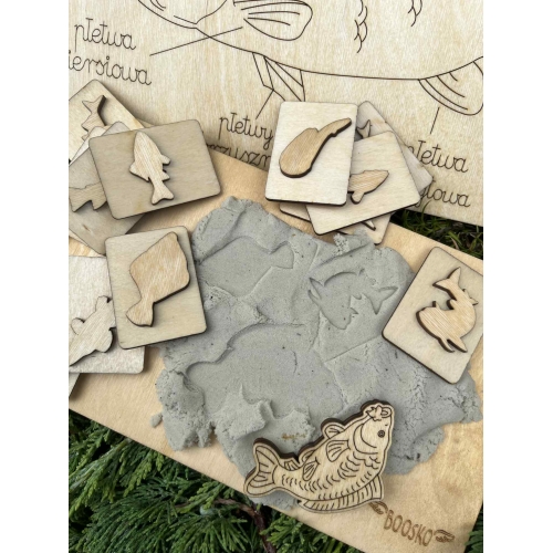 Drewniana układanka 